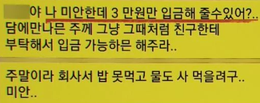 가평계곡 익사사건 카톡
