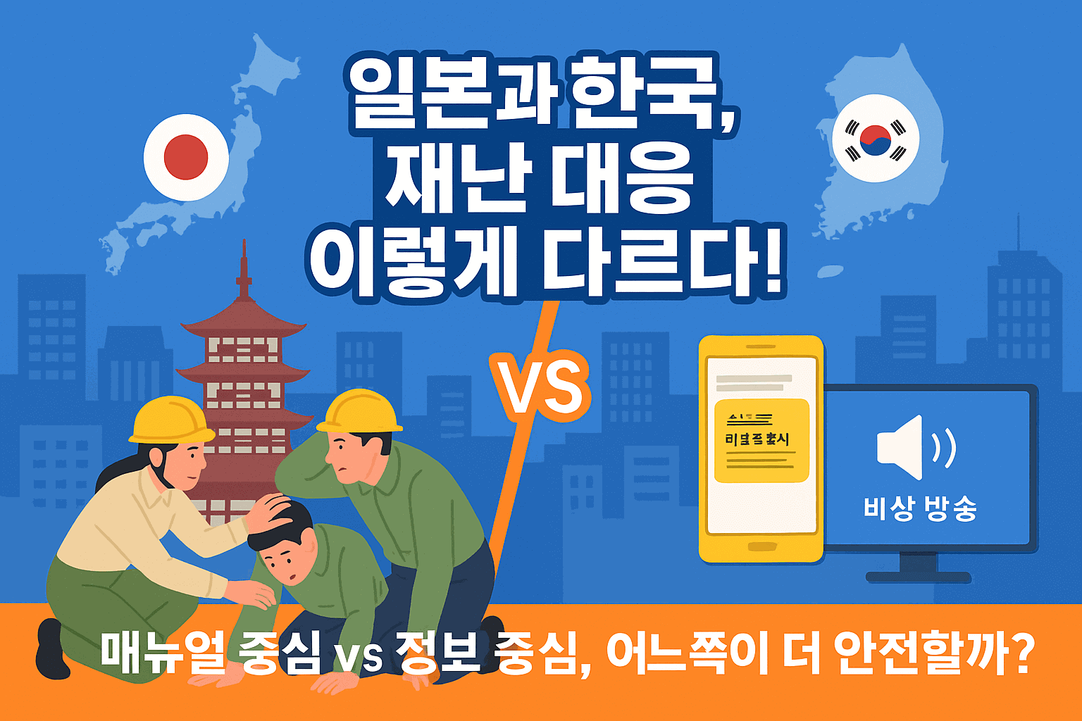 일본과 한국의 재난 대응 체계