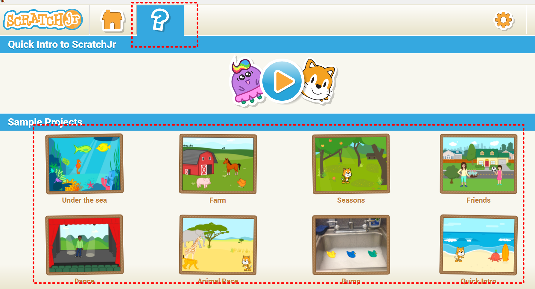 스크래치 주니어 예시