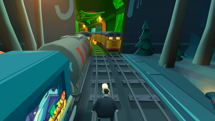 서브웨이-서퍼-헌티드-후드-무설치게임-시작-화면