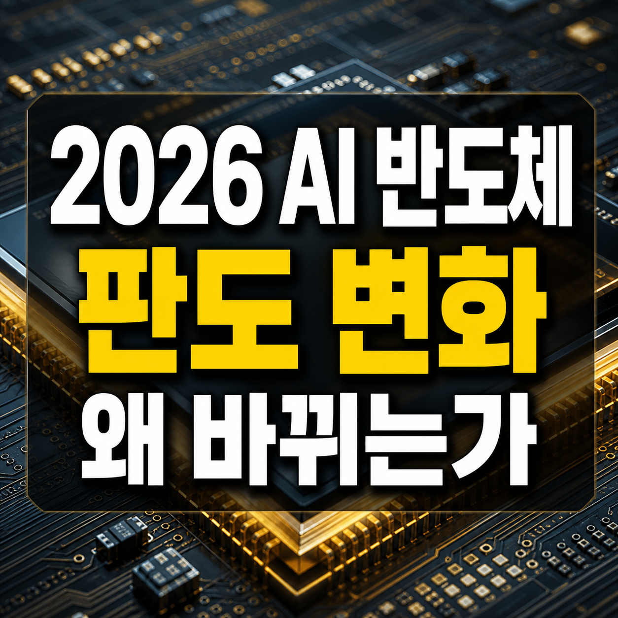 AI 반도체 대장주 판도 변화｜왜 지금 시장이 바뀌고 있을까