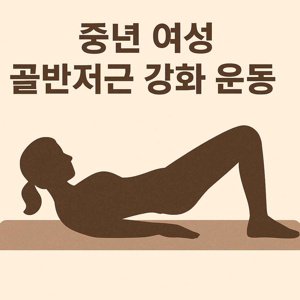 💪 40~60대 여성 필수! 골반저근 운동으로 요실금&middot;자궁 건강 지키기