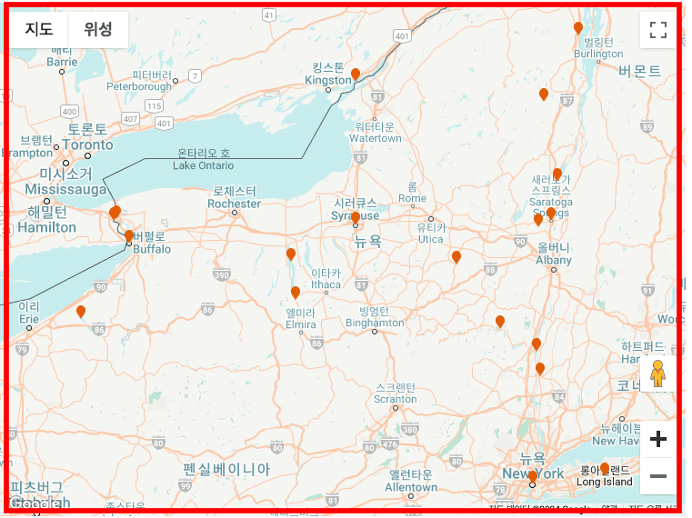 미국 지도보기 (미국 공식 여행 웹사이트)