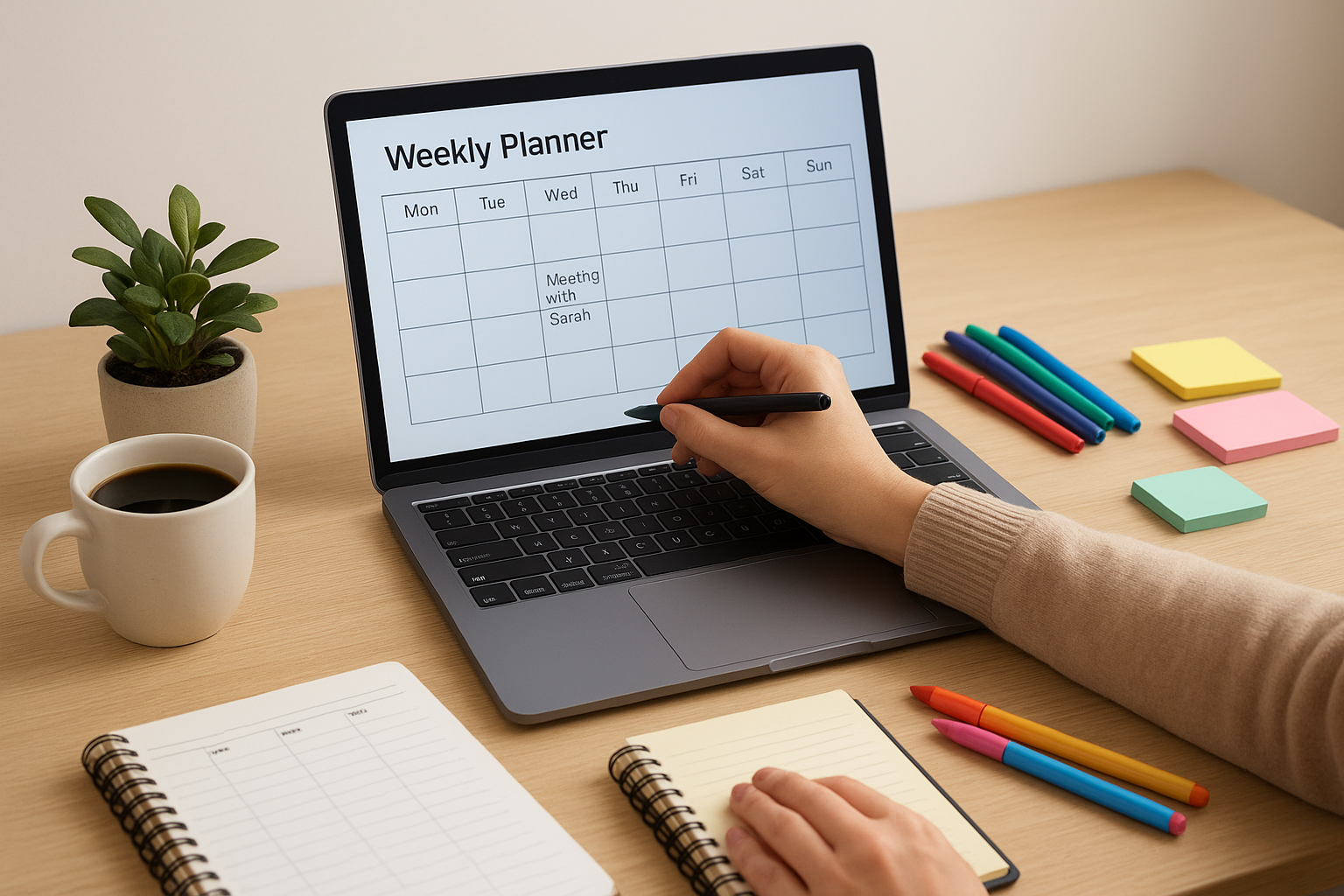 주간 계획 수립 노하우 이미지