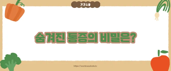 종아리 근육 통증 원인 (+자주 나타나는 이유)