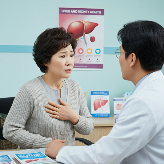 간 및 신장 문제