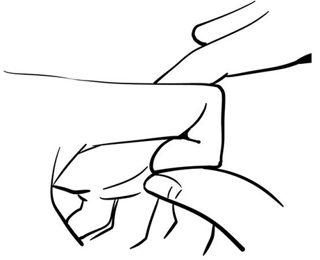 손가락 구부리기