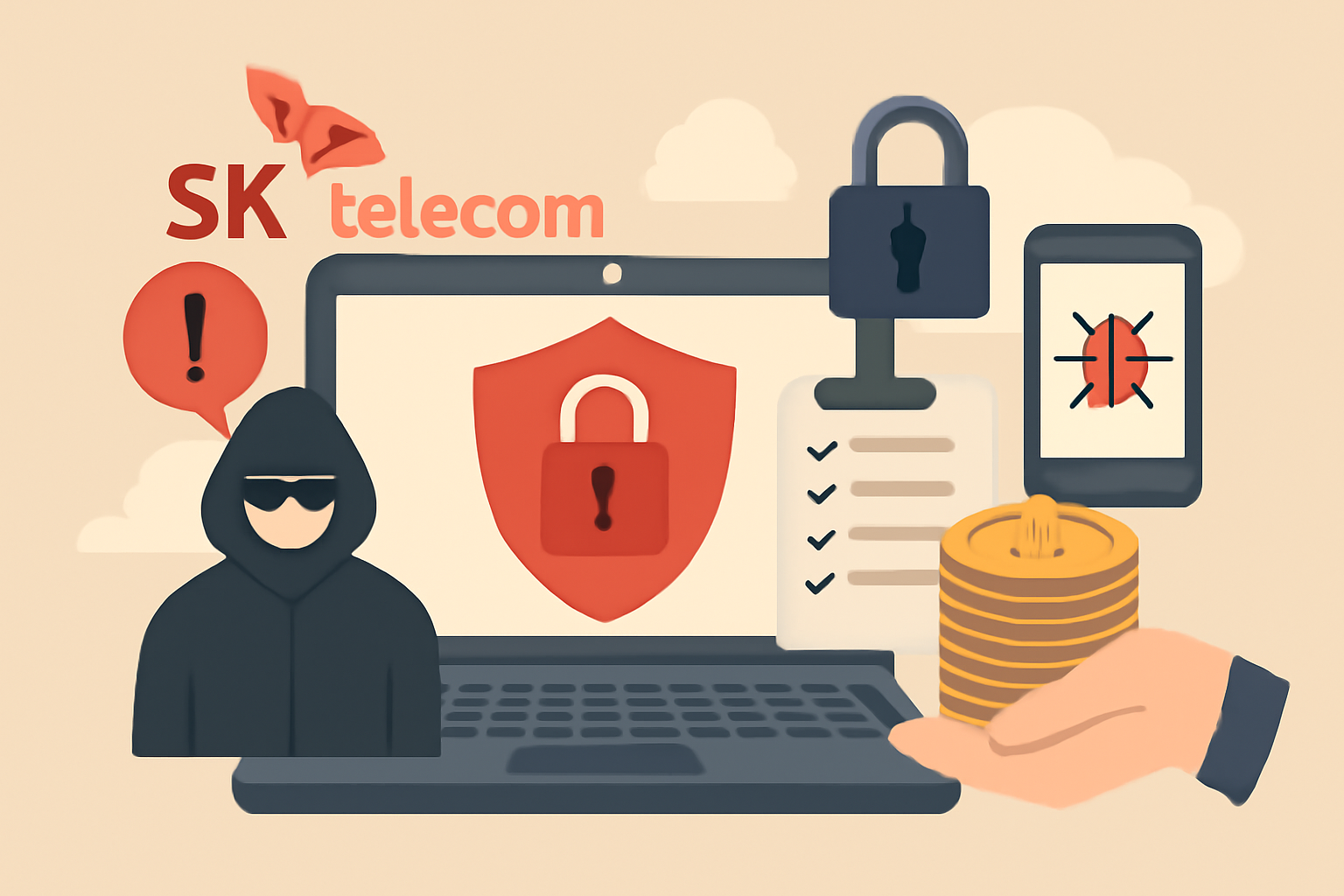 2025 SKT 해킹사고 보상안 : 고객을 위한 파격적인 혜택과 보상 신청 방법 관련 사진