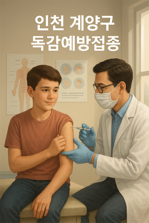 인천 계양구 독감 예방접종 이미지