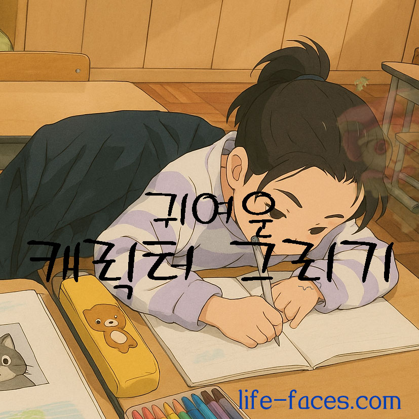 귀여운 캐릭터그리기, 포켓몬스터, 뽀로로, 산리오 그리기 꾸미기