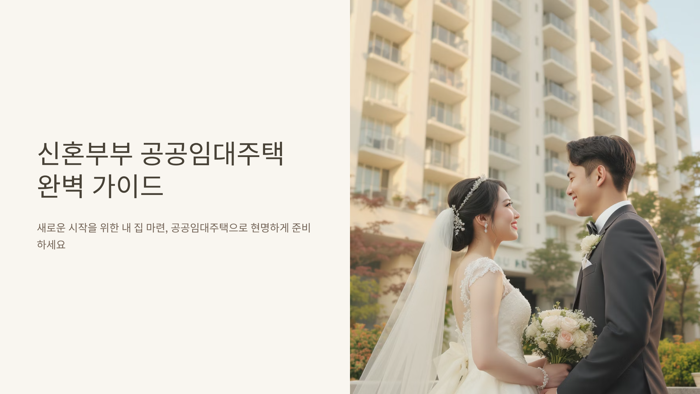 2025 신혼부부 공공임대주택 완벽 가이드