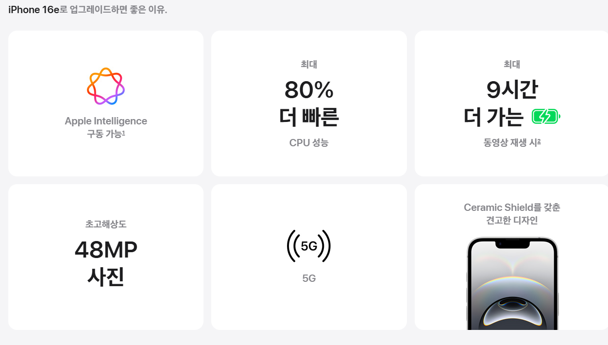 아이폰 16e 사야하는 이유