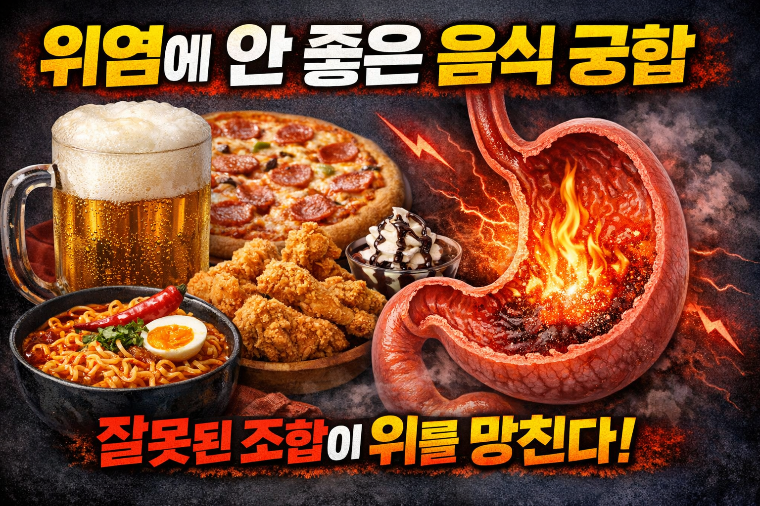 위염에 안 좋은 음식 궁합
