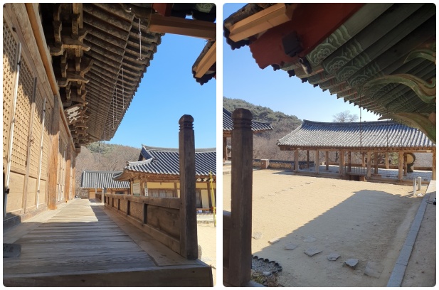 대웅전 앞 마루