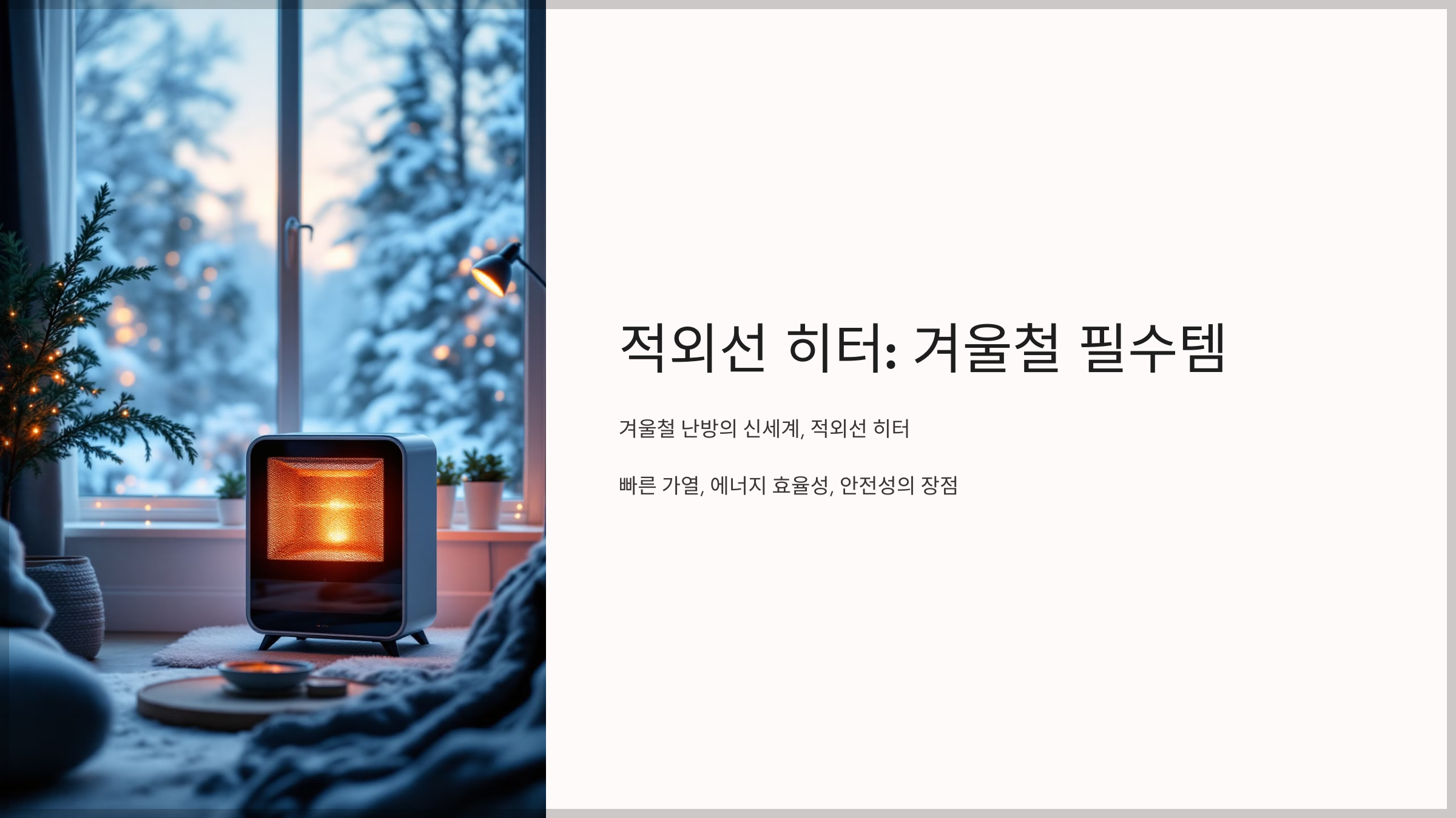 적외선 히터