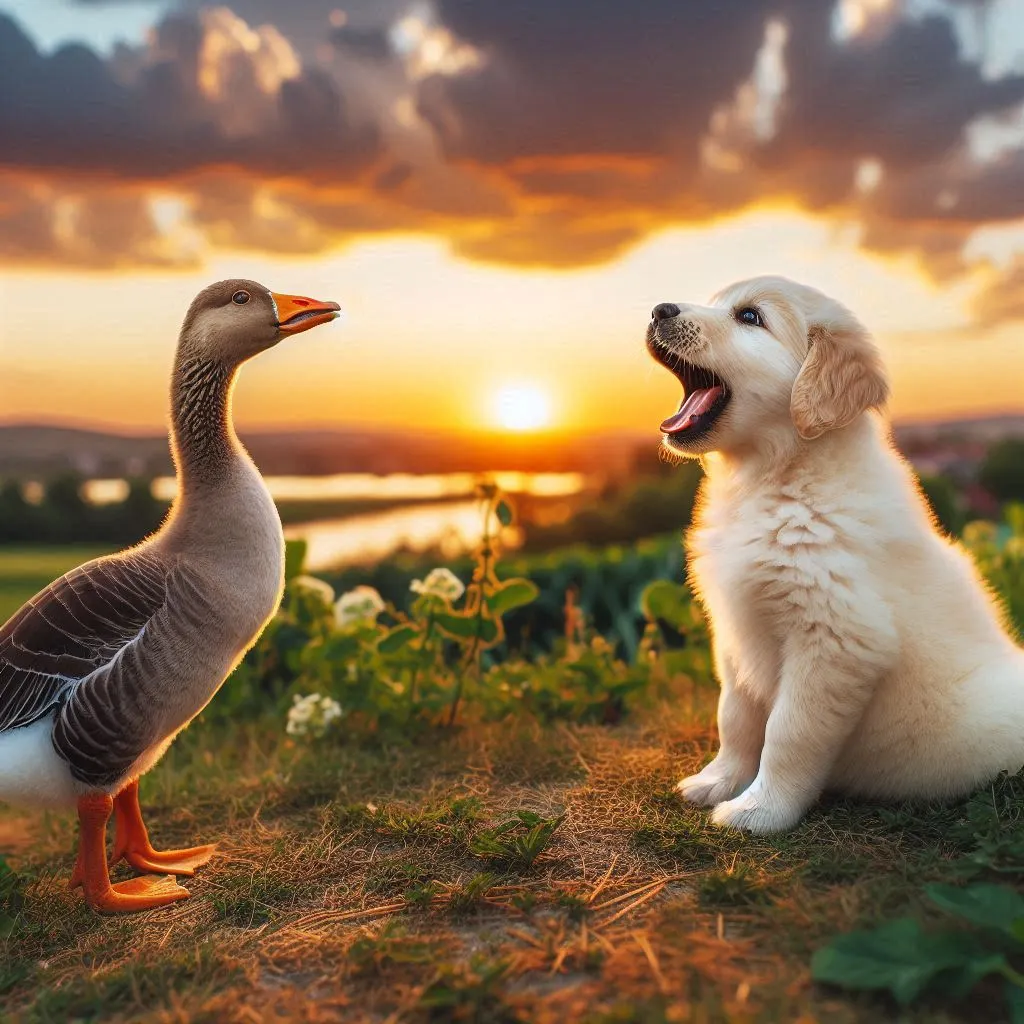 강아지 거위소리8