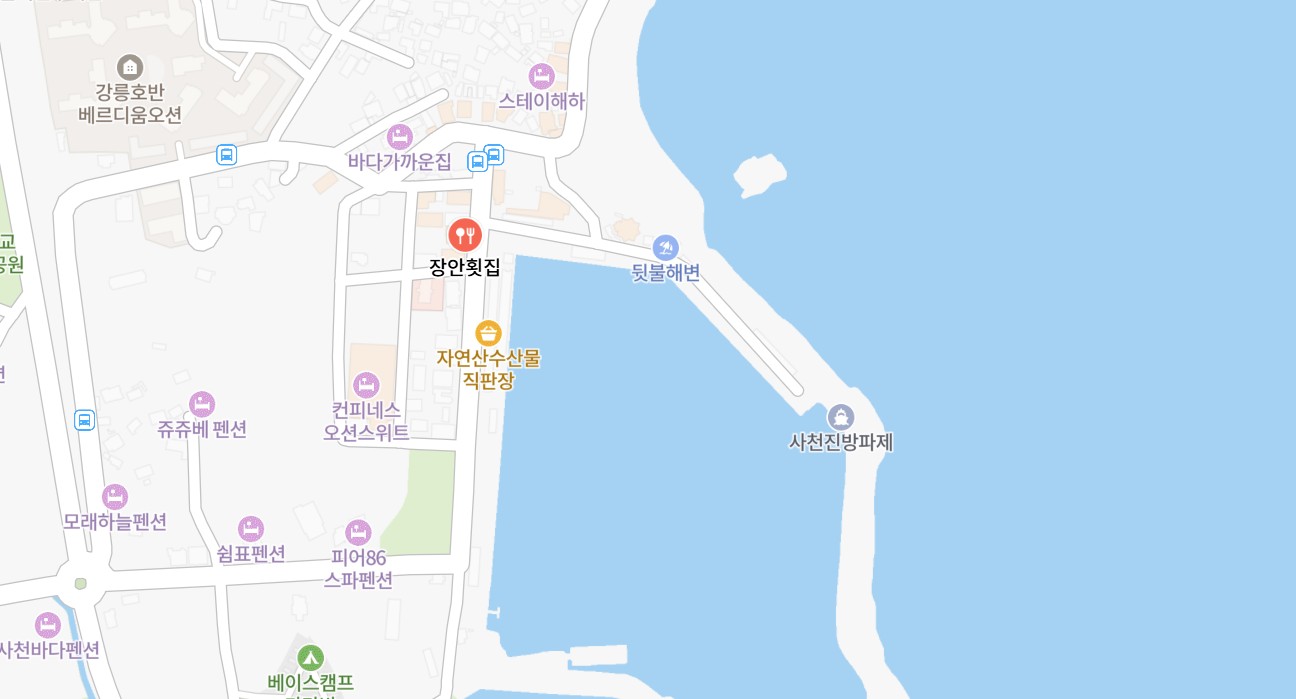 장안횟집지도