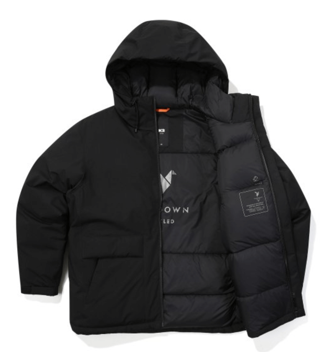 씬에어포스에코-검정패딩