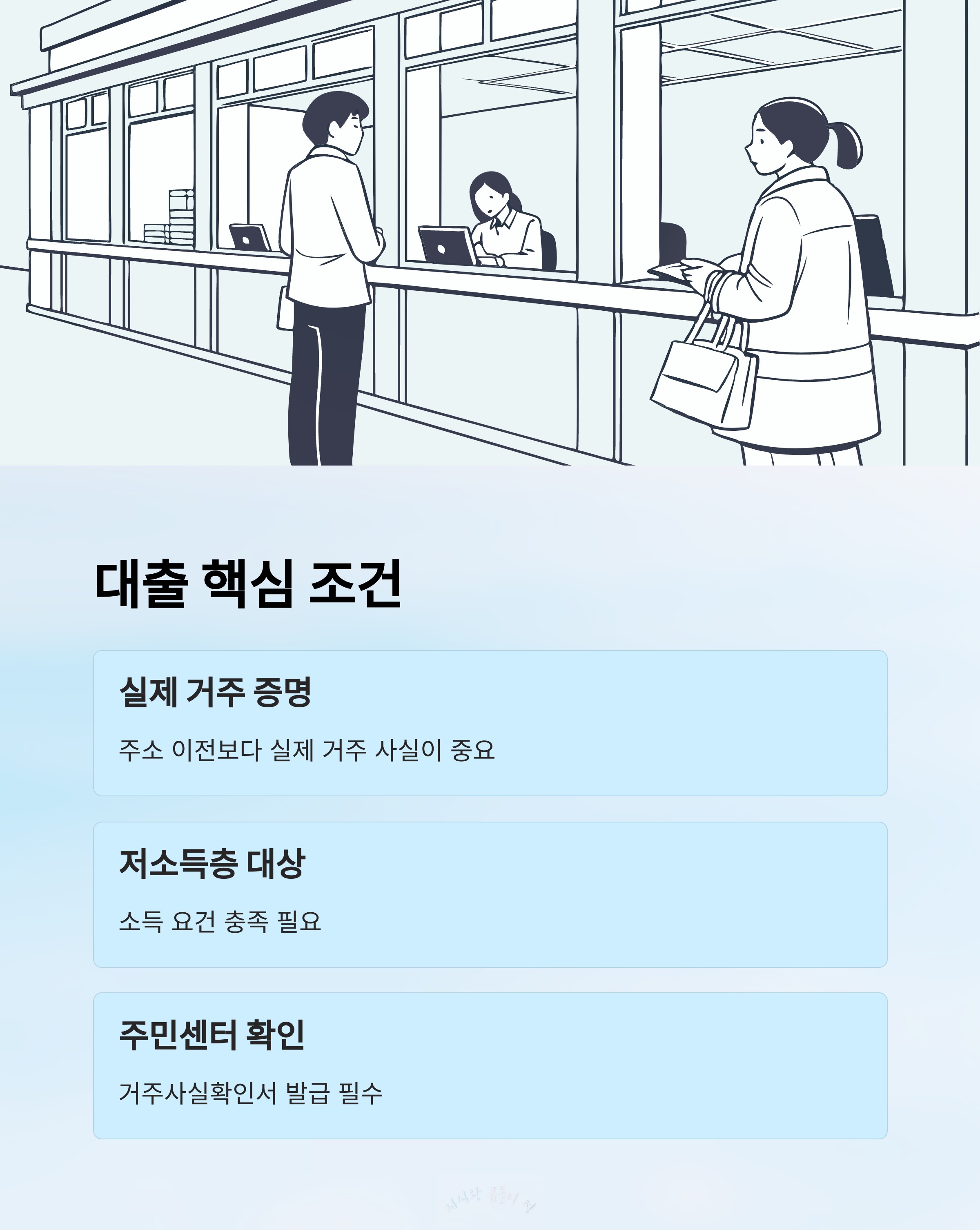 대출 핵심 조건