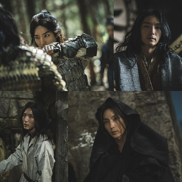 이준기가 &#39;아라문의 검&#39;에서 은섬&#44; 사야 1인 2역을 소화하고 있다. [사진=tvN]