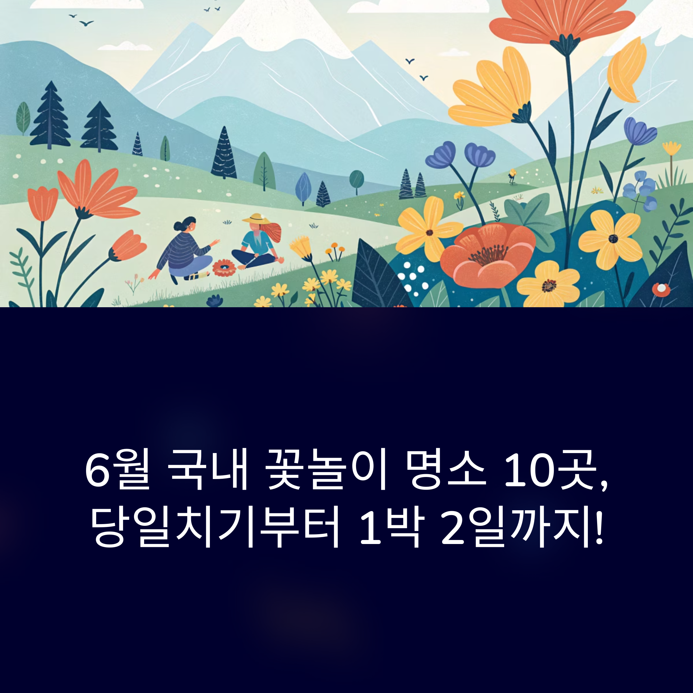 6월 국내 지역별 꽃 명소 10곳