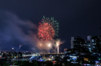 강릉 단오제 불꽃놀이_2