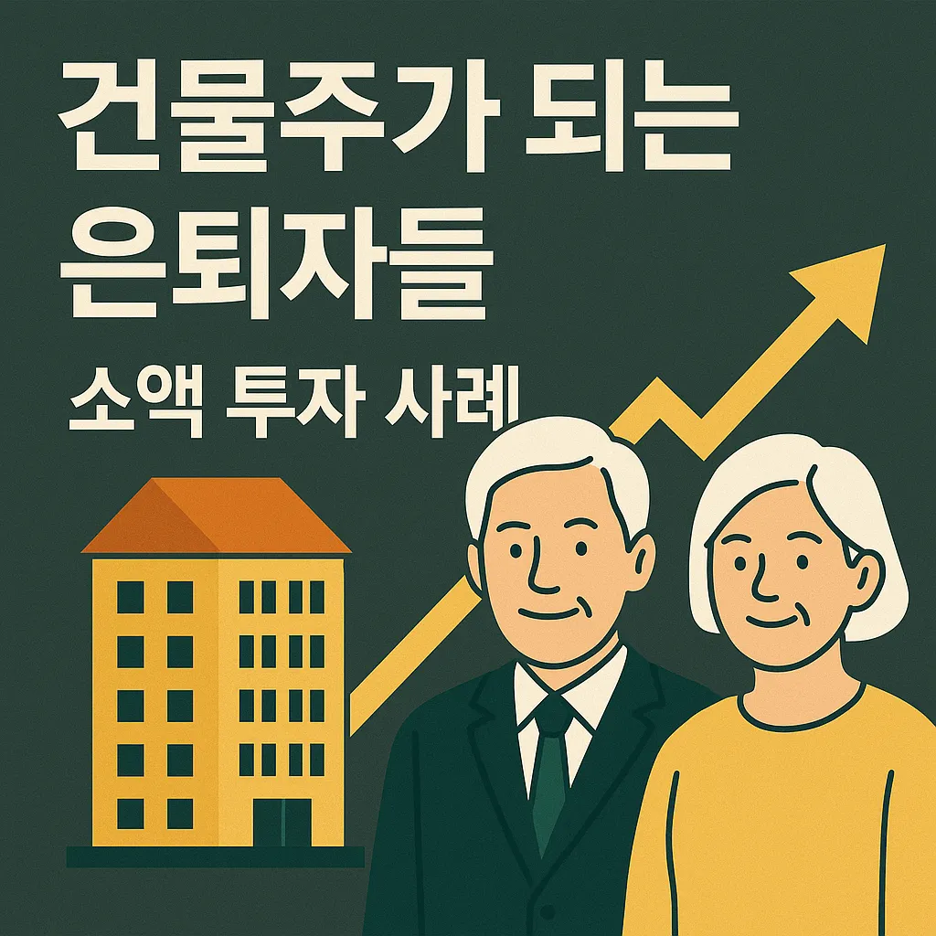 건물주가 되는 은퇴자들: 소액 투자 사례