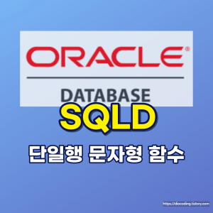 SQLD 단일행 문자형 함수