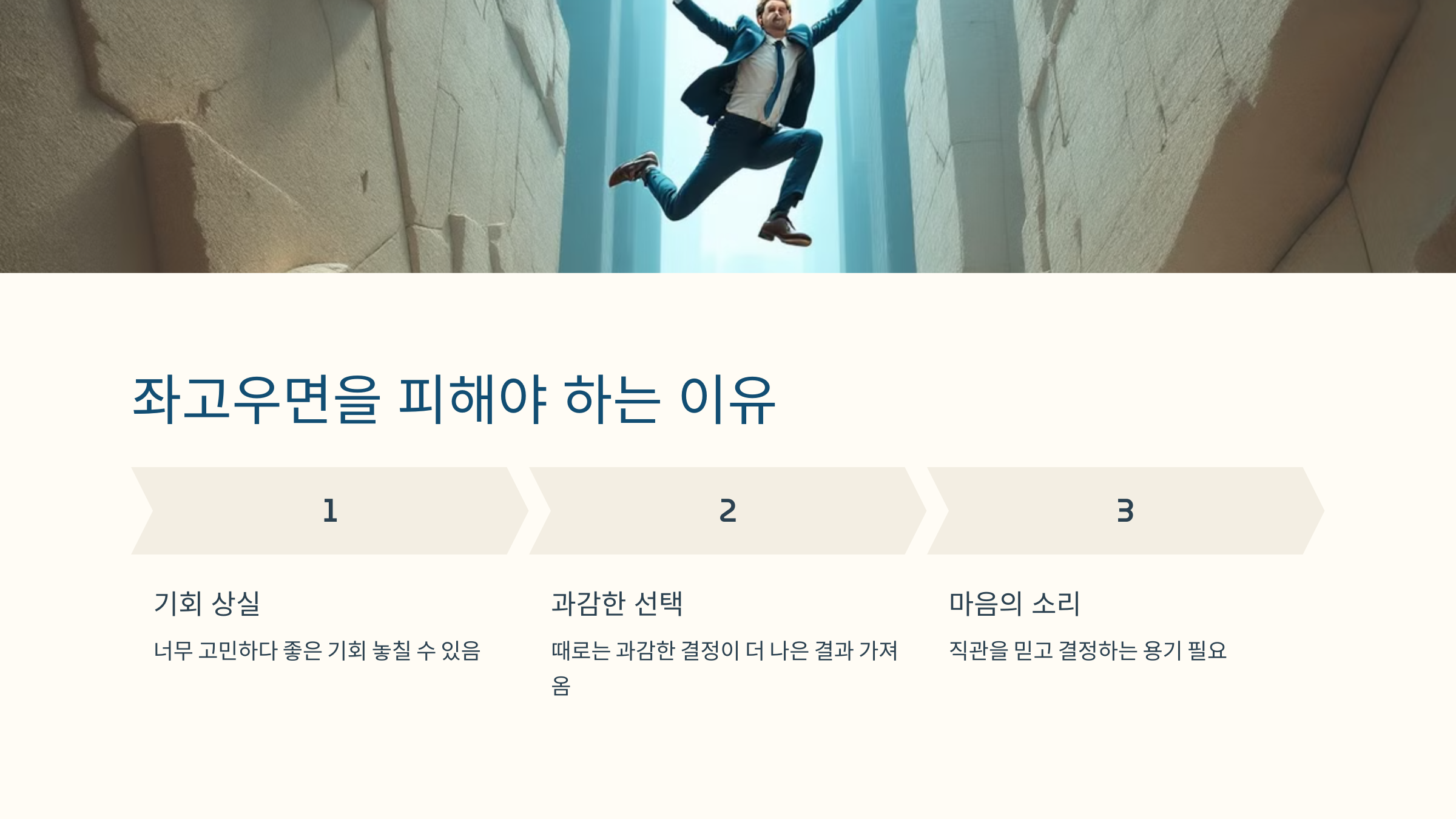 좌고우면 뜻