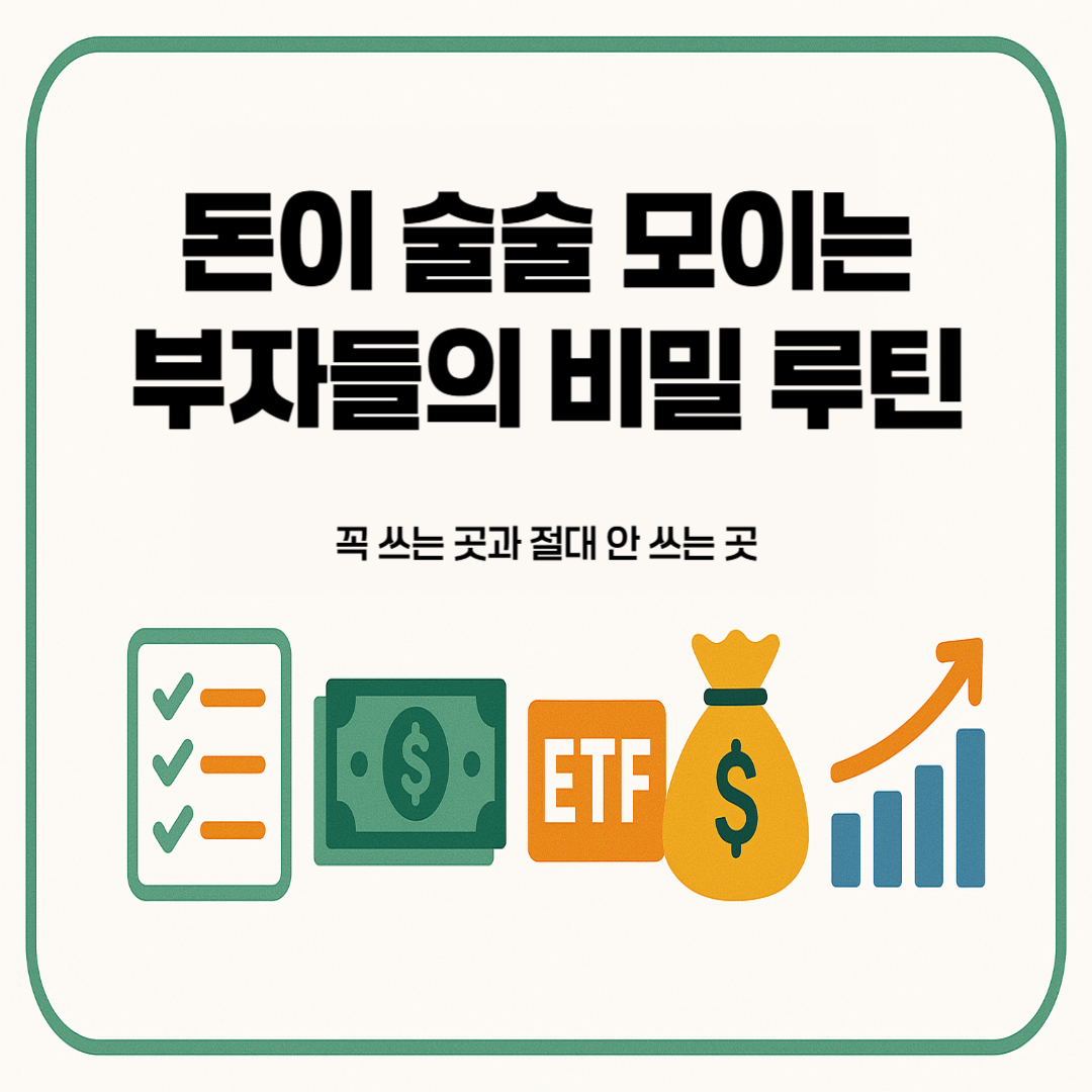 돈이-술술-모이는-부자들의-비밀-루틴