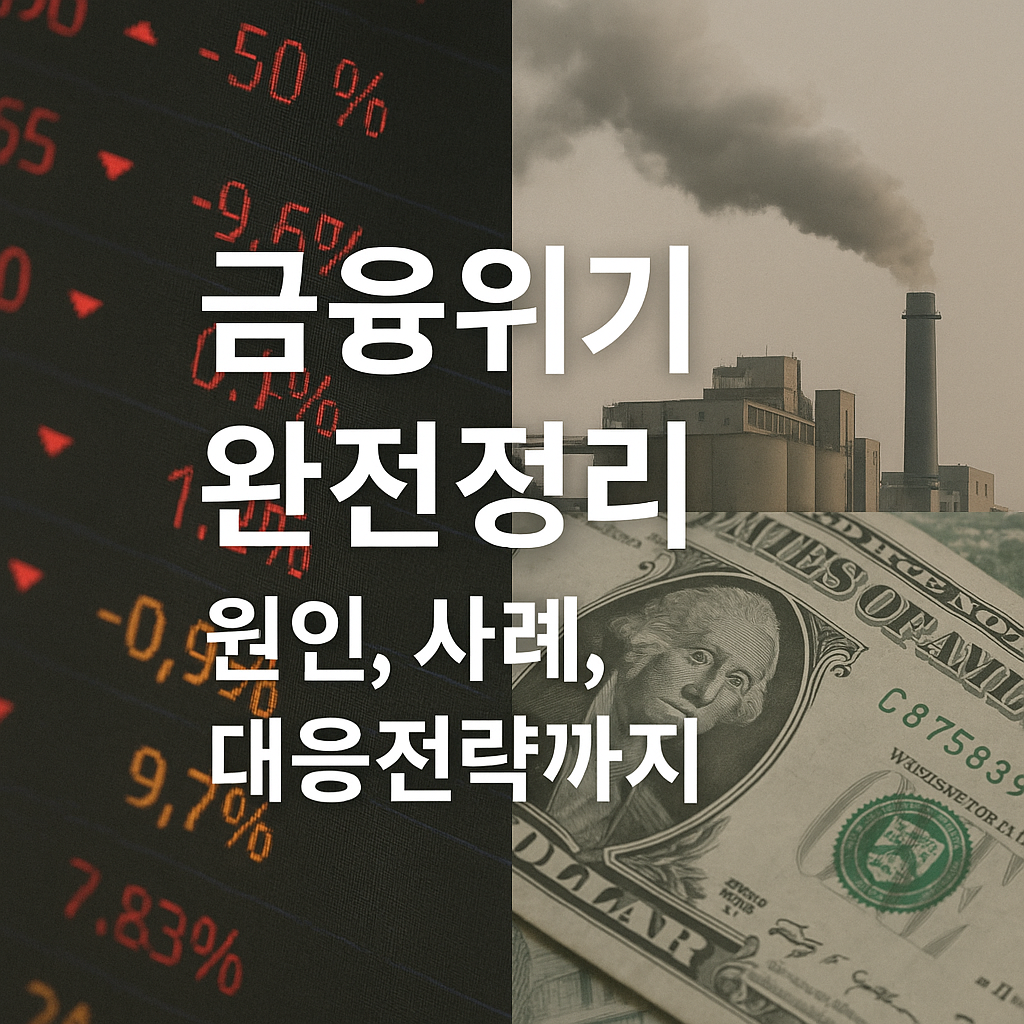 금융위기 완전정리: 원인, 사례, 대응전략까지