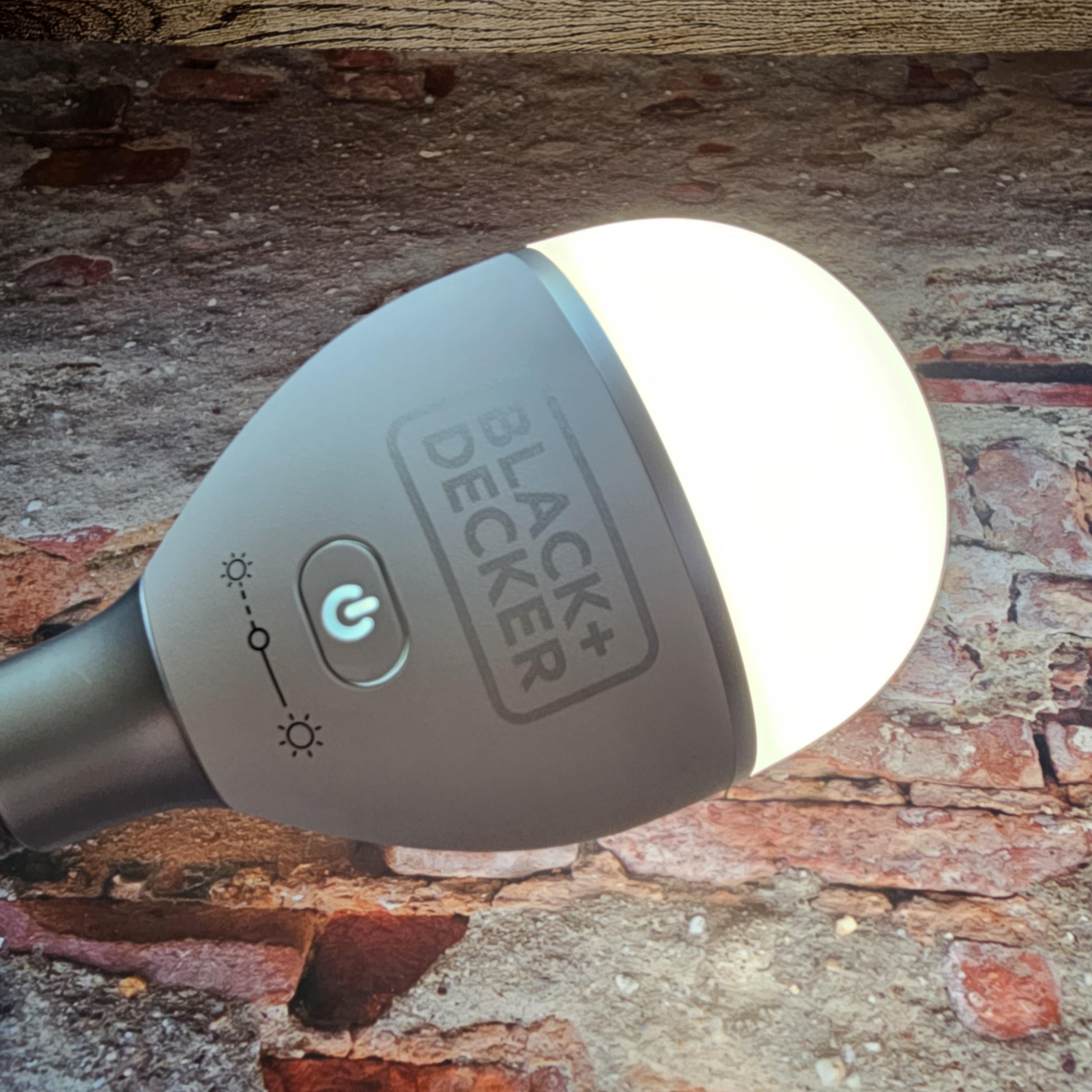 [블랙앤데커] 2in1 다용도 캠핑랜턴 무선 플렉서블 LED 라이트 확산 조명 on 사진