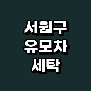 청주 서원구 유모차 세탁