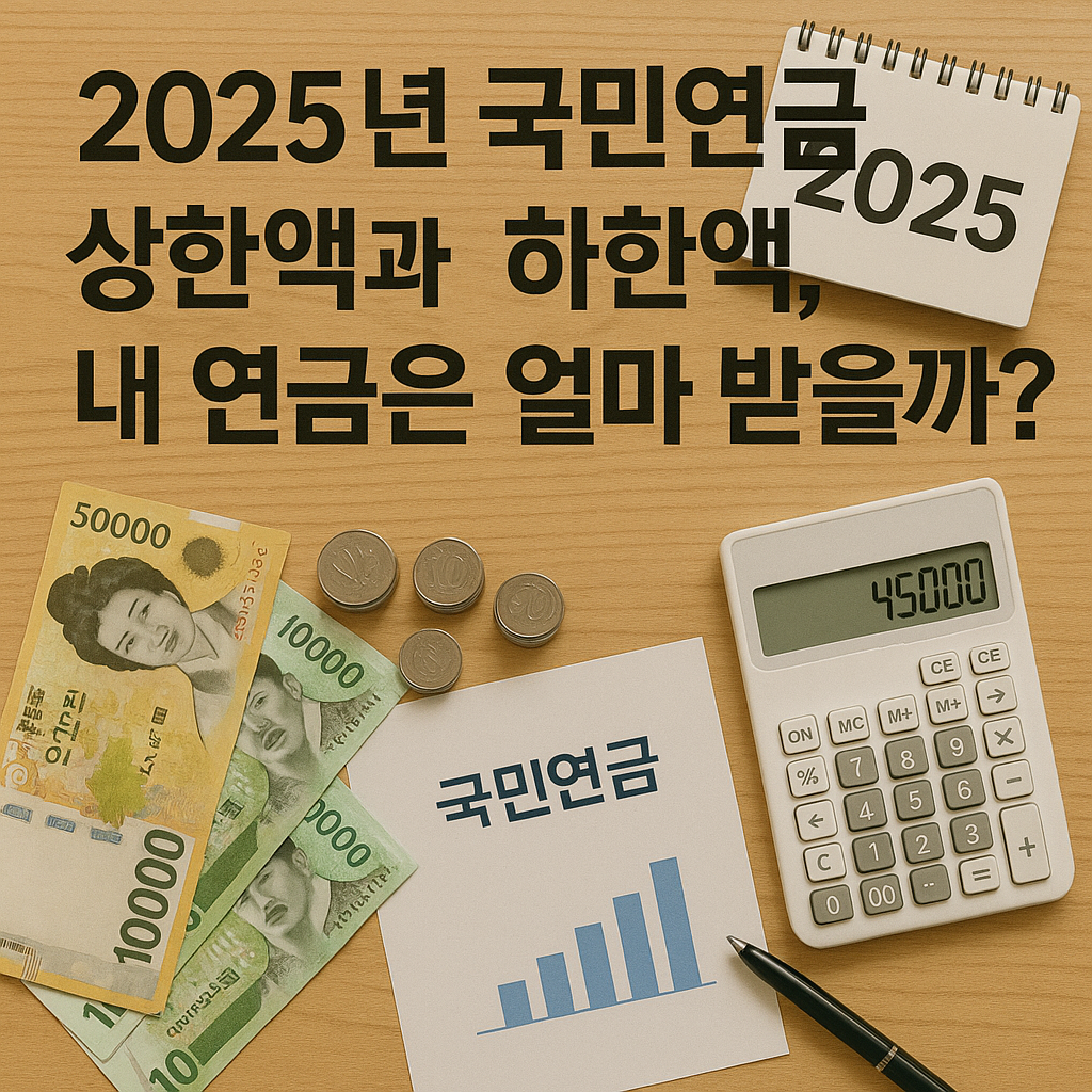 2025년 국민연금 상한액과 하한액, 내 연금은 얼마 받을까?