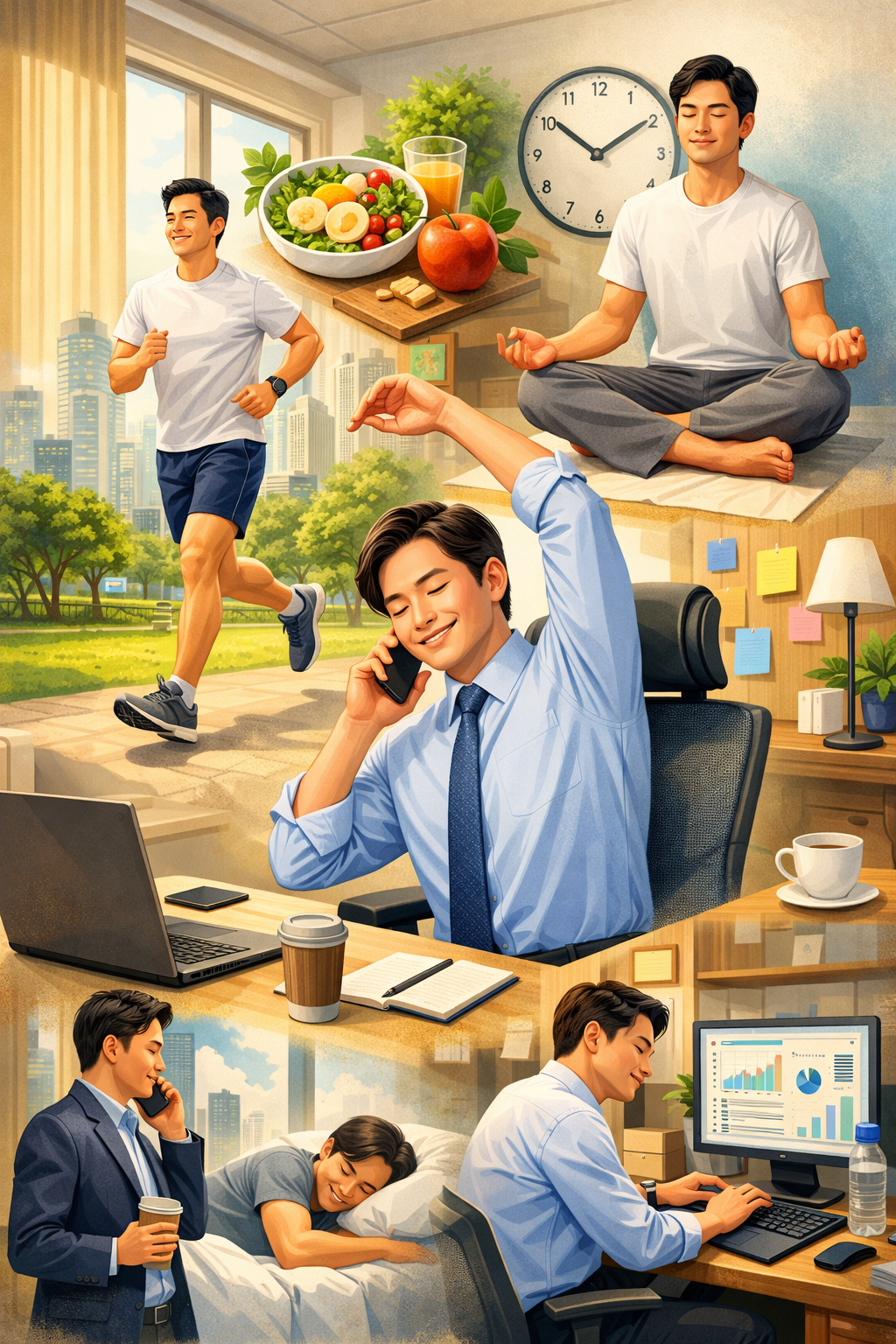 직장인 건강관리 루틴