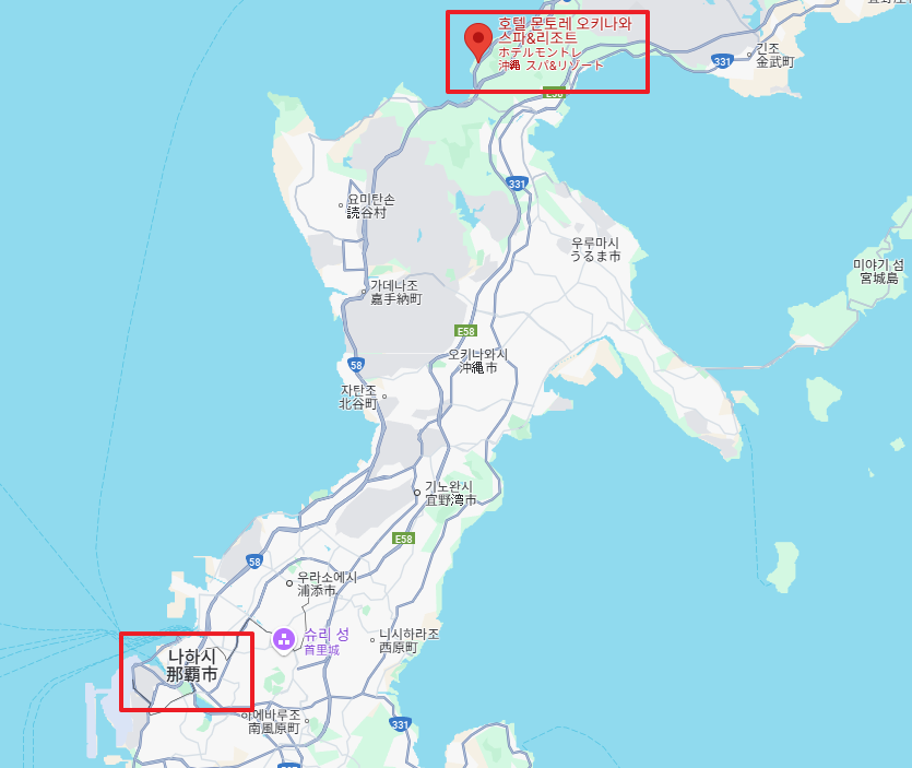 몬토레-오키나와-위치