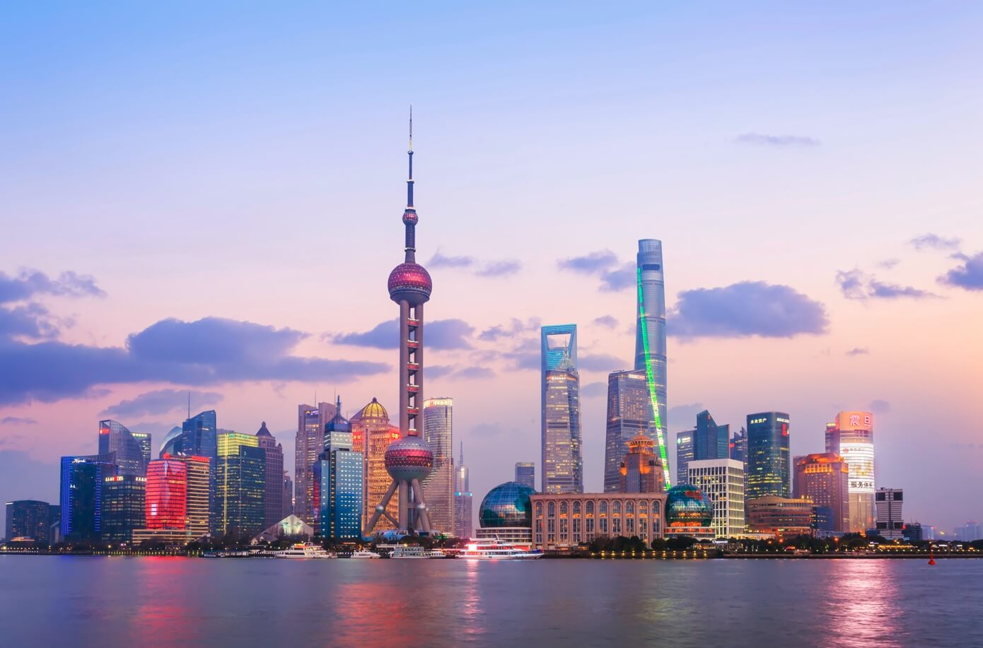 상하이 도시 사진