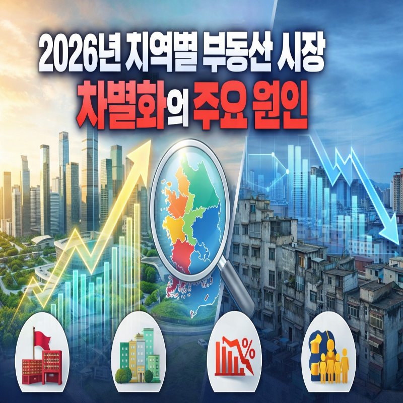 2026년 지역별 부동산 시장, 서울 및 수도권 핵심 지역 동향, 지방 혁신도시와 신도시, 산업단지 배후 도시, 정책 변화가 지역 시장에 미치는 영향, 생활법률정보