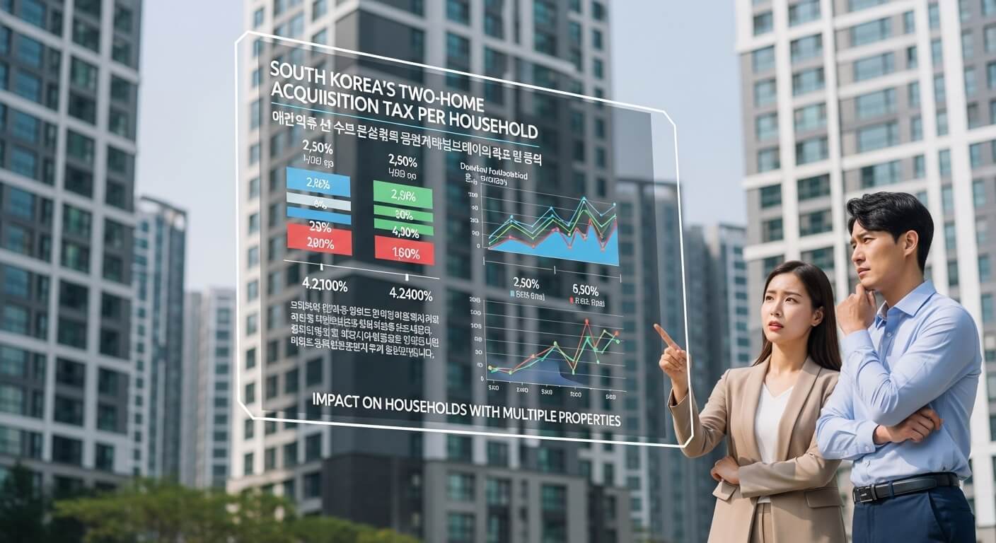 1가구 2주택 취득세율