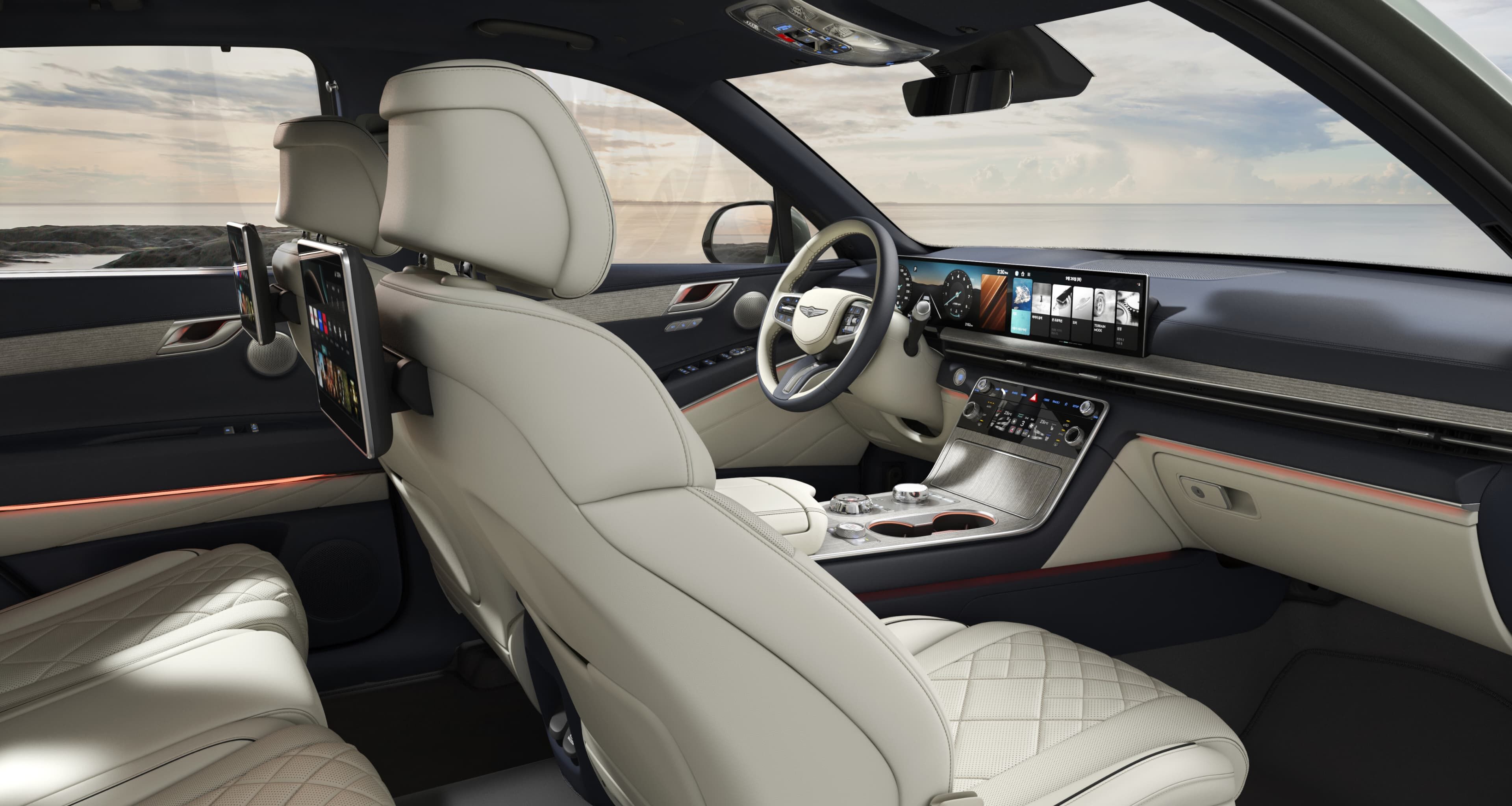 GV80 가솔린 2.5 터보 / 가솔린 3.5 실내디자인 비교