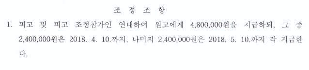 조정사항 일부