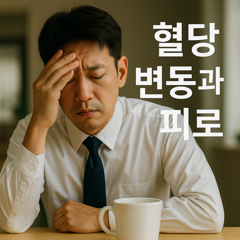 혈당변동과 피로,실사형이미지