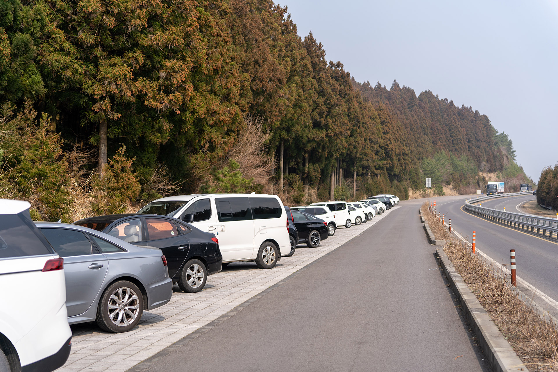 사려니 숲길 주차장