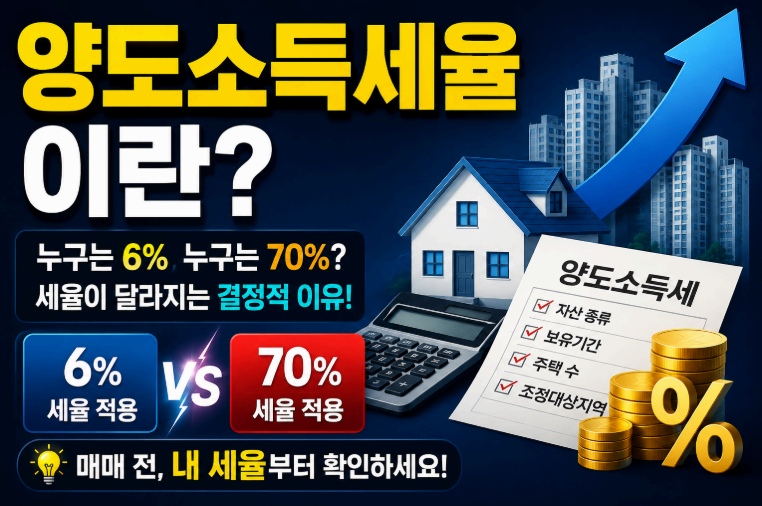 양도소득세율이란? 이미지사진