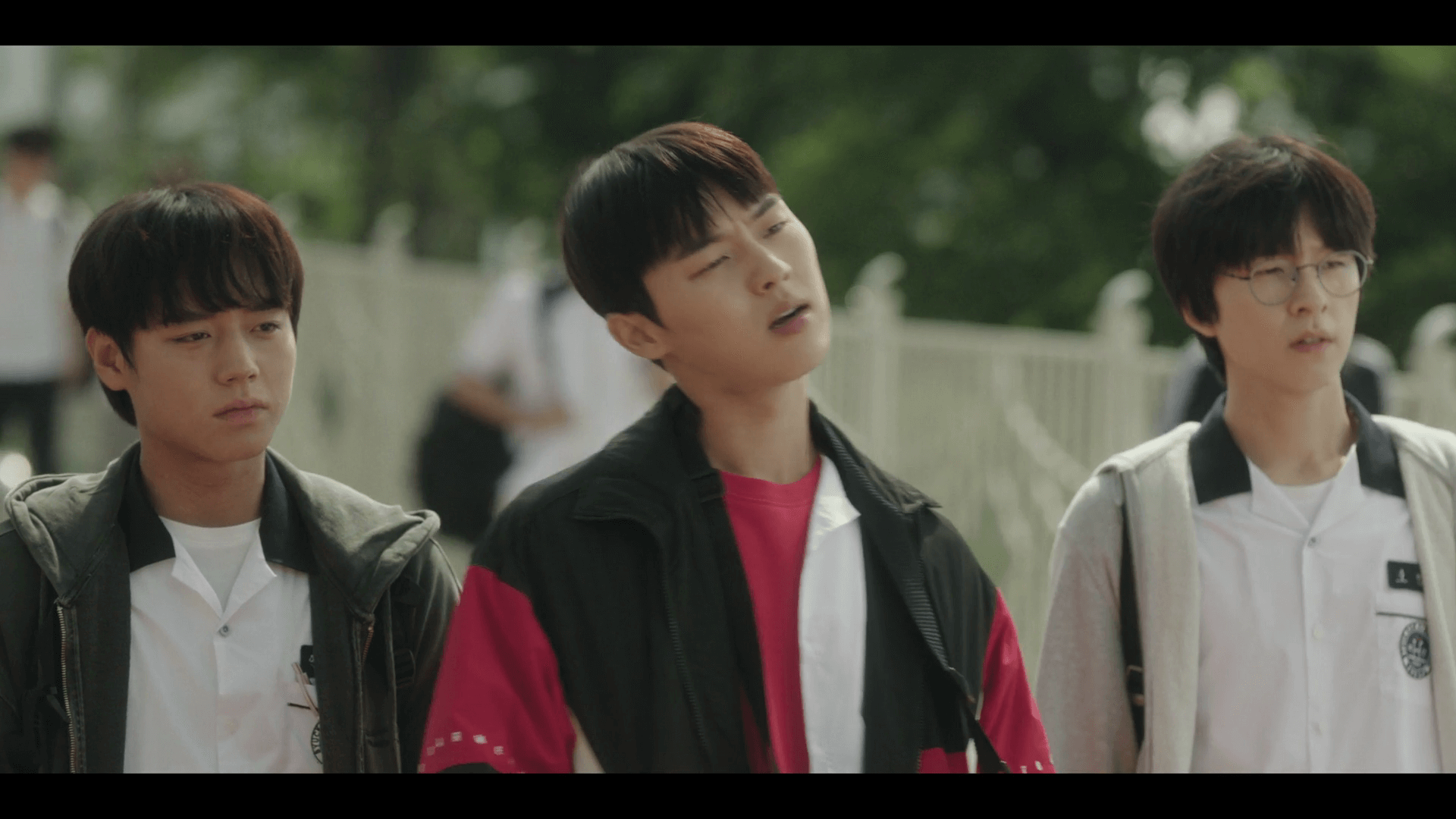 드라마 약한영웅 클래스 1 3화 한 장면 - 연시은과 친구들