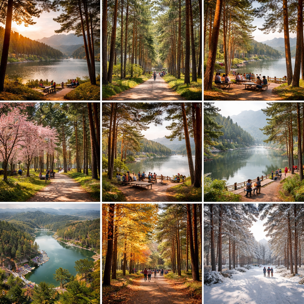 제천의림지솔밭공원 힐링, 산책, 자연명소