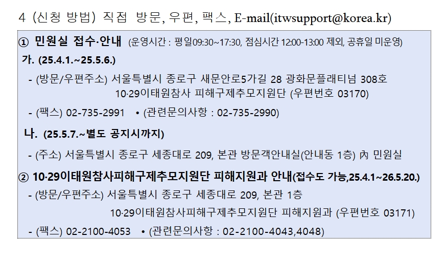 이태원 참사 지원금 이태원참사 생활지원금