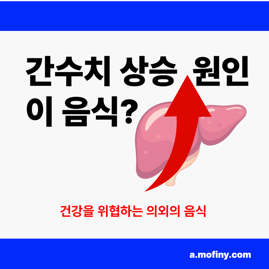 간수치 상승 원인 간 건강을 위협하는 음식들