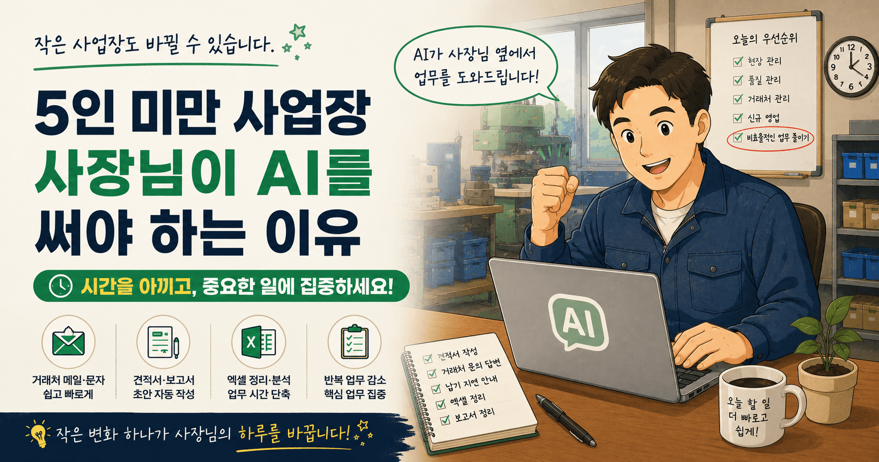 작은 사업장도 바뀔 수 있습니다