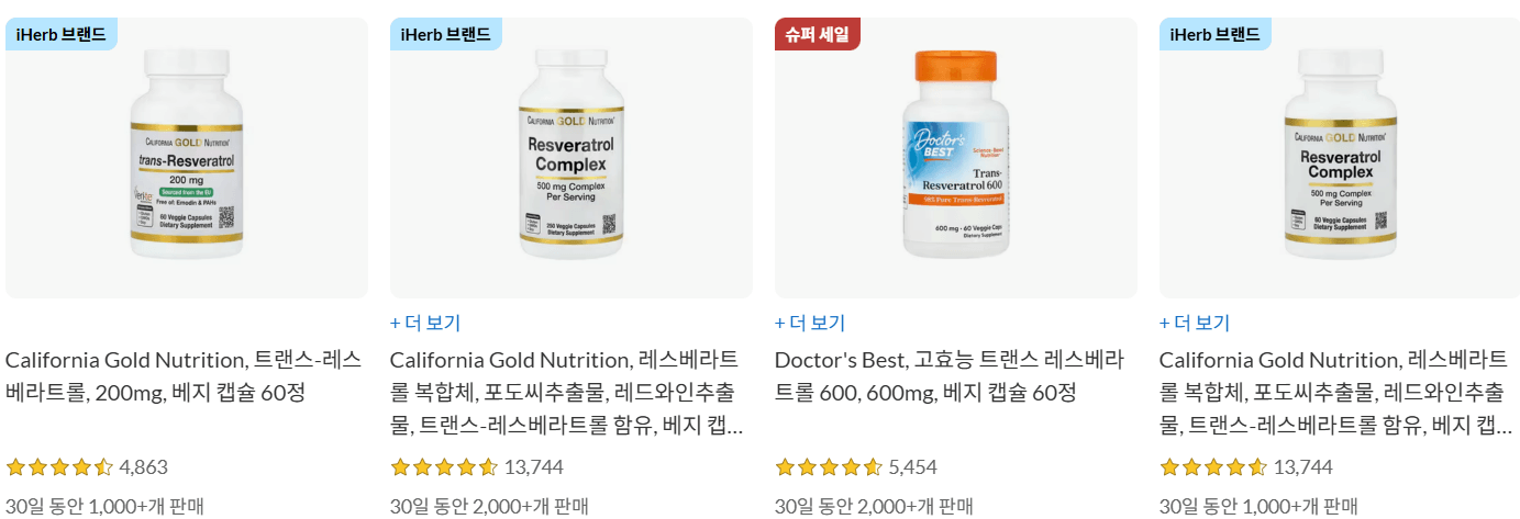 레스베라트롤 추천